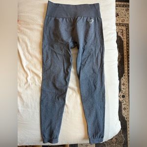 Gym shark dark blue leggings, barely worn